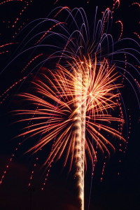 Fireworks at Jacksonville Elementary School, Maryland