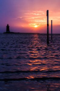 East End Lighthouse in Cape Henlopen State Park at Sunset