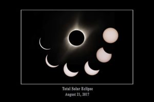 Solar Eclipse on August 21, 2017 with Caption and Partial Phases